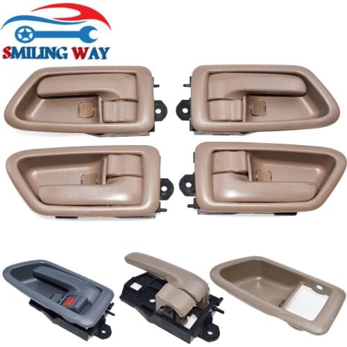 SMILING WAY# Inside Door Handle Front or Rear Left Right KIT For Toyota Camry 1997 1998 1999 2000 2001 Beige, Grey