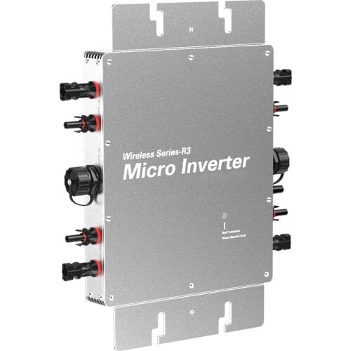 Wi-Fi MPPT Pure Sine Wave WVC2800W/2.8KW Grid Tie Inverter DC 22-60V to AC 110V230V For On Grid Solar Power System Home