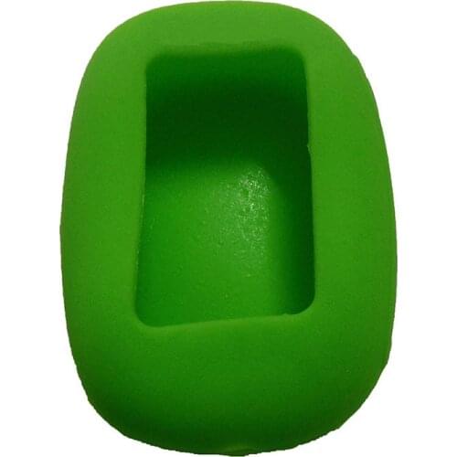 Green B92 Silicone case for Starline B92 B94 B64 B62 Lcd remote two way car remote free shipping