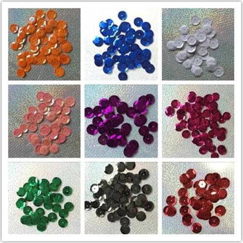 10G/Pack 12mm Plana Redonda Sequins PVC Paillettes Costura Artesanal Para Decoración La Boda Vestido DIY Lentejuelas Accesories
