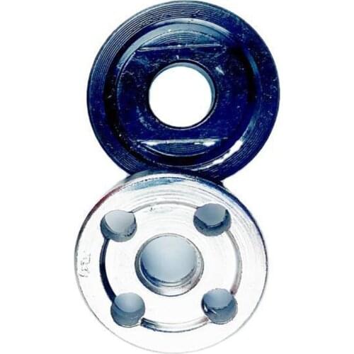 13MA 2pcs/set Angle Grinder Lock Nut Inner Outer Flange Metal Pressure Plate for Type 100 Polishing Machine Accessories