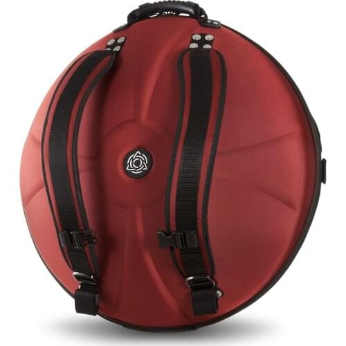 22inch HandPan Case Red-brown Bag HANDPAN Accessories 56cm HandPan Drum Bag Travel HANDPAN Bag Hardcase For HandPan Steel Drum