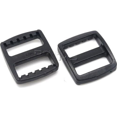 500pcs/lot 3/4" Plastic Slider Tri-Glide Adjust Buckles Backpack Straps Webbing 20mm Black