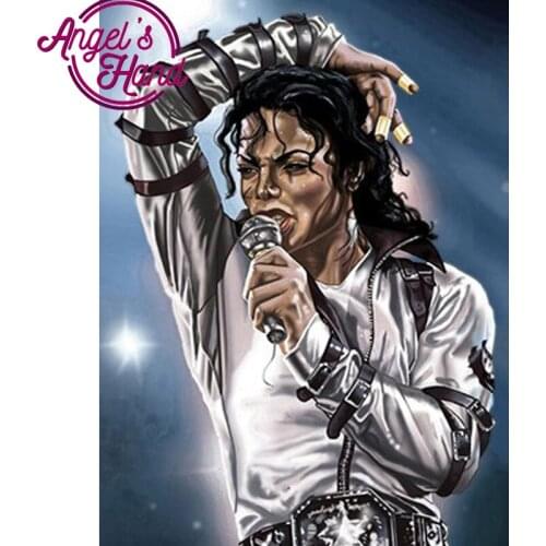 New Michael Jackson diy 5D Diamond Painting Cross Stitch Full Square Drill Arts Diamond Embroidery Portrait Rhinestones Painting