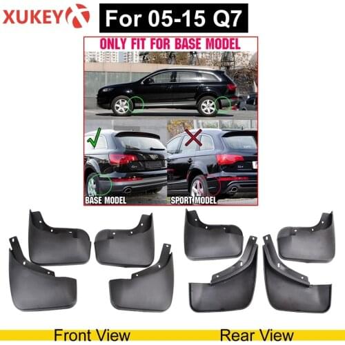 Car Mud Flaps For Audi Q7 2005 - 2015 2012 2013 2014 Mudflaps Splash Guards Mud Flap Mudguards Fender Front Rear Car Accessories