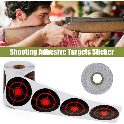 100/250 pcs Shooting Target Adhesive Shoot Targets Splatter Reactive Stickers For Archery Bow Hunting Shooting Practice Training