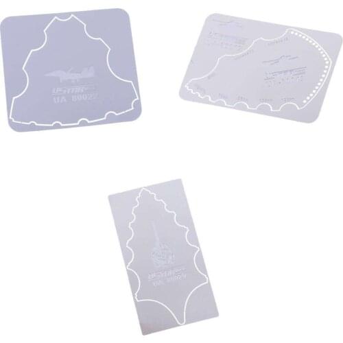 3x Hobby Model Tools Plane Gundam Parting Line Scraper Seam Scraper DIY Hobby Model Tool Building Kit Craft Props Set