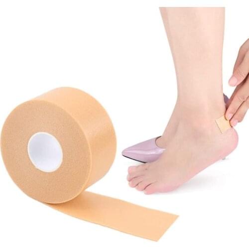 Heel Sticker Tape Breathable Bandage Roll Waterproof Anti-Slip Adhesive Support Padding Foam Strips Hand Foot Bandage