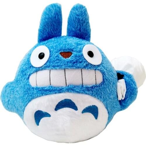 New Kawaii Cute Anime My Neighbor Totoro Blue Plush Kids Stuffed Toys For Children Gifts