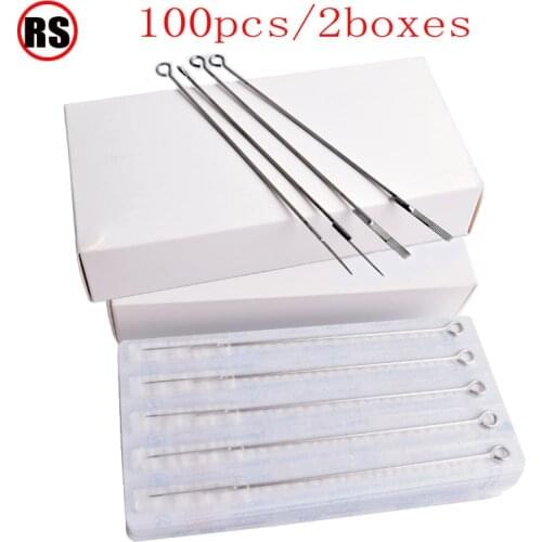 RS Professional Tattoo Needles Size of 3/5/7/9/11/14/15 Disposable Assorted Sterile Round Shader Needles For Tattoo Body Art