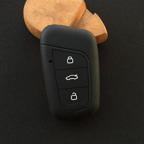 Silicone car key cover case shell for Chery eq1 Little Ant 3button key