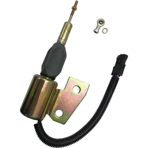 Diesel Engine Stop Solenoid 3991167 12V Fuel Shutdown Solenoid 3991167 for 4BT Engine