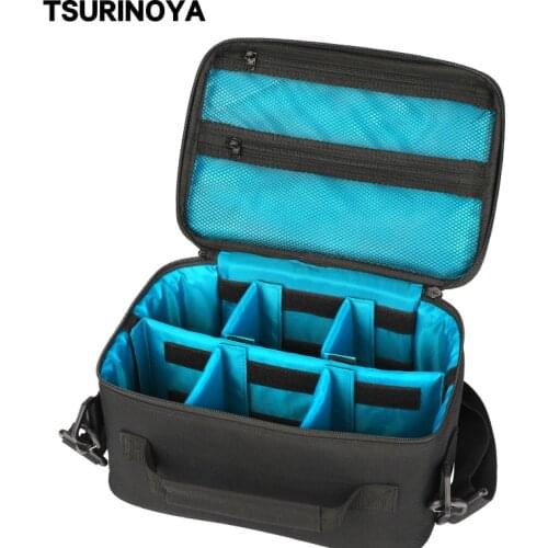 TSURINOYA Bag For Reels Fishing Reel Storage Case Multifunctional Fishing Bag Oxford Outdoor Fishing Tackle Coil Bag Equipment