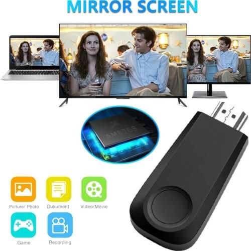 TV Stick HDMI-compatible Display WIFI Dongle Audio Video Mirror Screen ReceiverMirascreen Anycast Miracast DLNA /USB Wireless