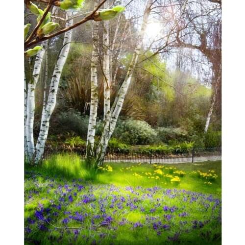 Baby shower forest photo background vinyl fotografia Spring photography backdrop for photo studio props scenic photophone F-1060