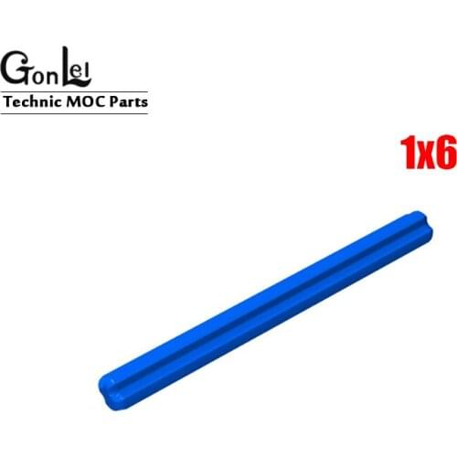 30Pcs/lot High-Tech Axles 3706 High-Tech Axle 6 MOCBuilding Blocks Bricks Parts DIY Assemble Particles Set Toys gifts