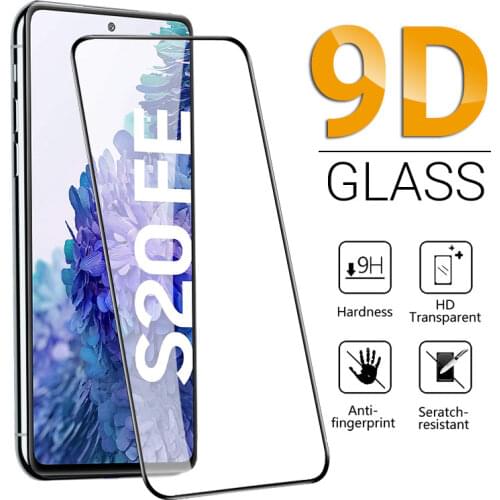9D Full Cover Tempered Glass For Samsung S20 FE Screen Protector Samsung A51 A71 A12 A21S A31 A20e A41 M62 F62 A70 A50 A02 Glass