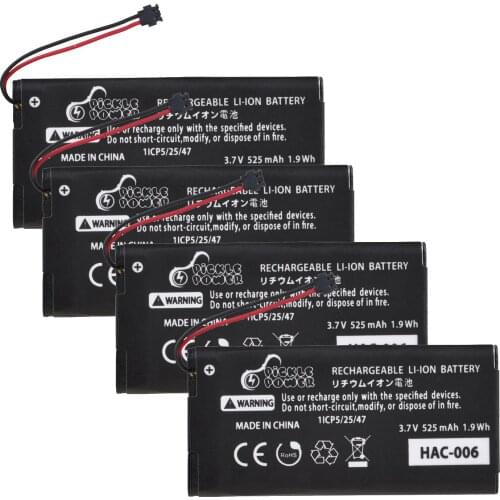 4 pcs HAC-006 Switch Battery 525mAh HAC-BPJPA-C0 HAC-015/016 HAC-A-JCL-C0 HAC-A-JCR-C0 for Nintendo Switch Ns Joy-Con Controller