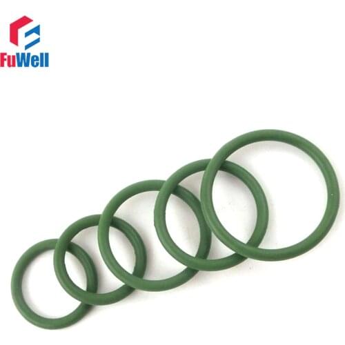 5pcs Green FKM O-Rings 4mm Thickness 135/140/145/150/155/160/165/170/175/180mm OD FKM O Ring Hole Seals Gasket Washer