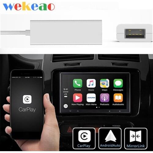 WEKEAO Car Link Dongle Portable Navigation Carplay Android Car Radio Stereo Head Unit Via USB Cable For IOS And Android System