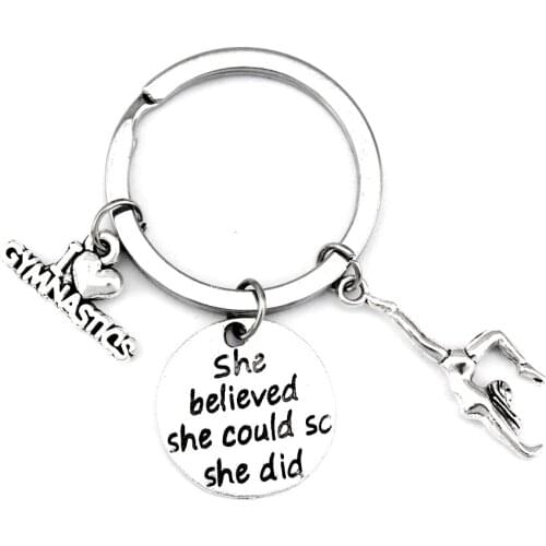 Friendship Baby Guardian Angel Wing I'm Your Person You're My Person Keychains Unicorn Gymnastics Key Rings Bees Key Chains