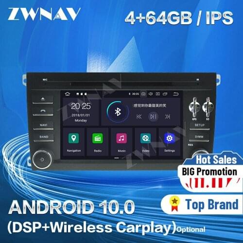 Carplay For Porsche Cayenne 2003 2004 2005 2006 2007 2008 2009 2010 Android 10 Player GPS Audio Stereo Radio Recorder Head Unit
