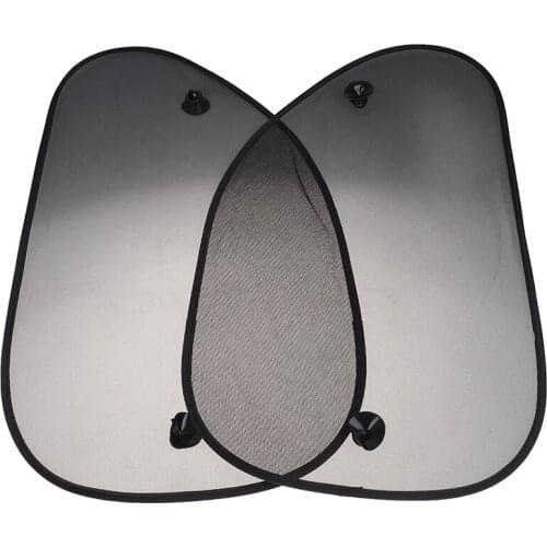 Hot sale 2X Car Side Window Sun Shade Curtain Rear Anti UV Kid Baby Block Mesh Applicable