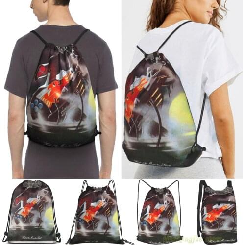 Hawkwind Hard Rock Psych Psychedelic Acid Rock Men Outdoor Travel Gym Bag Waterproof Drawstring Backpack Women Fitness Bags
