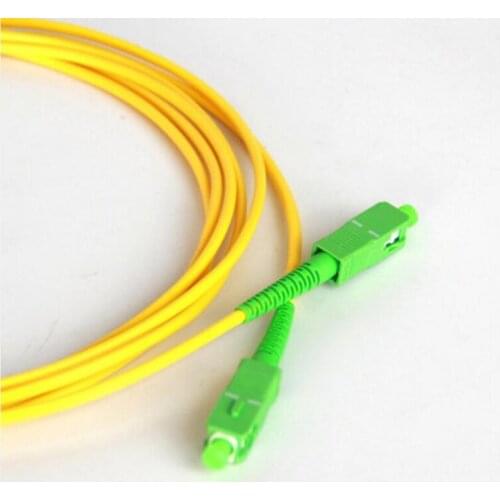 10PCS/bag SCAPC 5M Singlemode Simplex fiber optic patch cord SC 5M 2.0mm or 3.0mm FTTH fiber optic jumper Cable free shipping