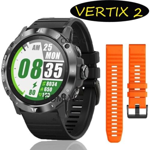 NEW Band For Coros VERTIX2 Vertix 2 Strap Smartwatch Silicone Quick Easy Fit Outdoor Sports Bands Wristband Belt Bracelet