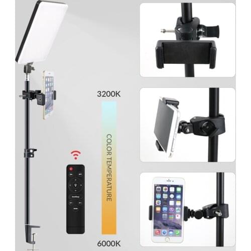 LED Camera Video Light Panel EU Plug 3200K-6000K Bi-Color Dimmable DSLR Studio LED Lamp Photography Lighting For Vlog Youtube