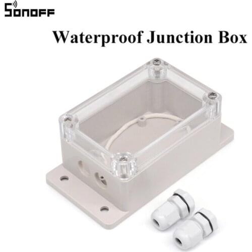 Sonoff IP66 smart home Waterproof Junction Box Waterproof Case Water-resistant Shell Support Sonoff Basic/RF/Dual/Pow