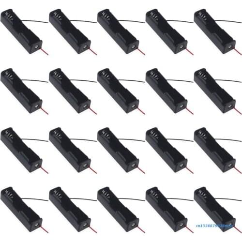 20pcs 18650 Battery Clip 18650 Battery Holder 18650 Batteries Container Case 97BF