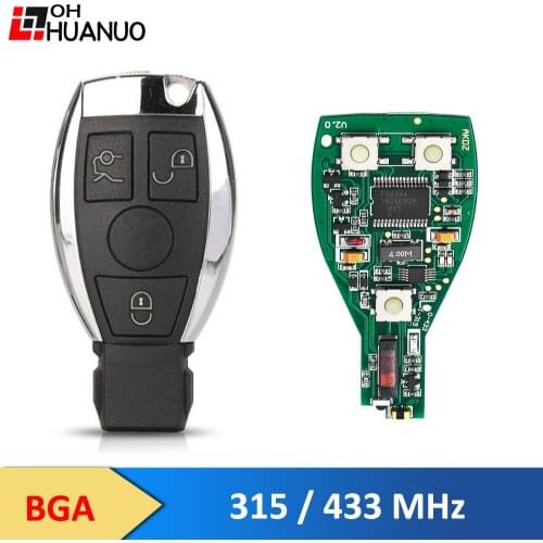 3 Button Remote Car Key 315MHz 433Mhz BGA NEC Chip For Mercedes Benz A B C E S Class W203 W204 W205 W210 W211 W212 W221 W222