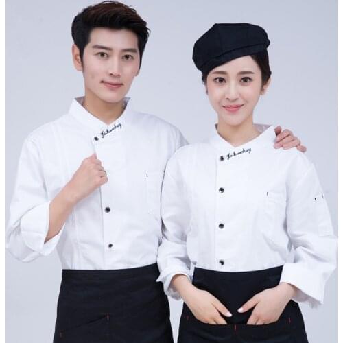 3 Colors Wholesale Unisex Kitchen Chef Uniform Bakery Food Service Short Sleeve Breathable Double Breasted Cook Wear Chef Jacket