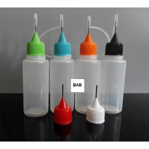 Free Shipping 10 pcs/Lot empty plastic 20ML steel needle embeded Drppper Bottles/Liquid Dripper/Plastic Bottle/dispensing bottle