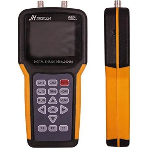 Free Shipping!Jinhan JDS2022A Handheld Oscilloscope 2 Channels 20MHz oscilloscope