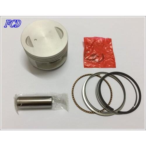Motorcycle engine parts GN125 GS125 EN125 Piston ring Piston standard size 57mm Piston pin 14mm