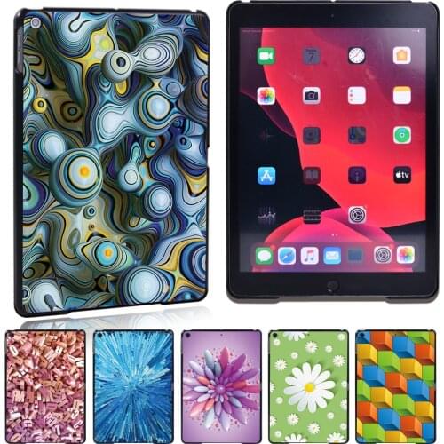 Printed 3D Art Tablet Case for Apple ipad 8 2020 8th Generation Slim Tablet Case Protective Shell+free stylus
