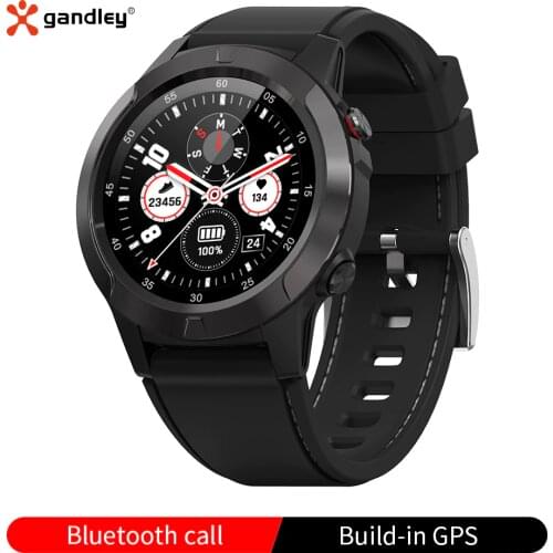 Gandley M4 Smart Watch GPS Compass Barometer Atmospheric Pressure Music Control Bluetooth Call Waterproof Smartwatch for Android