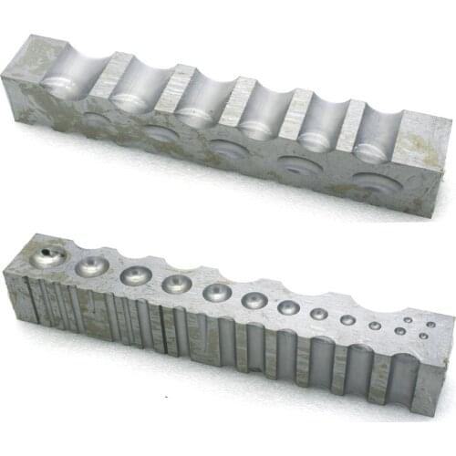 High Quality Jewelry Making Tools Large Steel Channel Flat Dapping Block Tool Jewelery Tools
