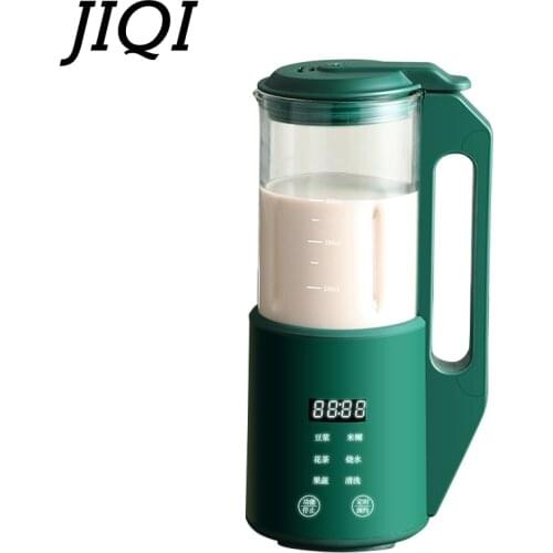 JIQI 350ML Household Soy Milk Machine Automatic Fruit Juicer Vegetable Extractor Food Blender Food Processor Filter Free 220V