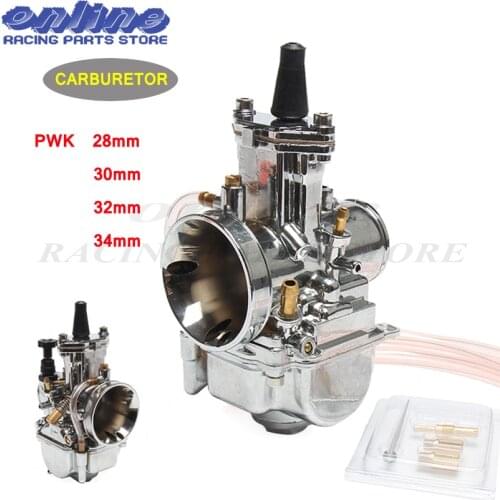 PWK 28 30 32 34 Carburetor Silver 28mm 30mm 32mm 34mm Carburetor With Power Jet ATV Quad Scooter Motorcycle Accessories