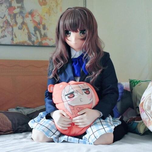 KGM 21) Crossdressing BJD Doll A Silent Voice Comic Mask Realistic Silica Nishimiya Shouko Cosplay Kigurumi Crossdresser Mask