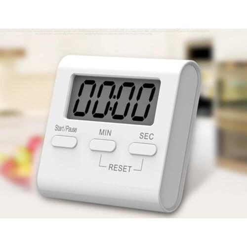1Pcs LCD Digital Kitchen Countdown Cooking Tools Student Magnetic Timer Kitchen Gadgets Reminder Count UP Alarm Clock