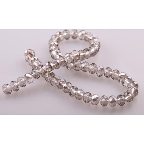 MOODPC fashion 8mm facet crystal glass beads for one string 72pc for DIY making jewelry