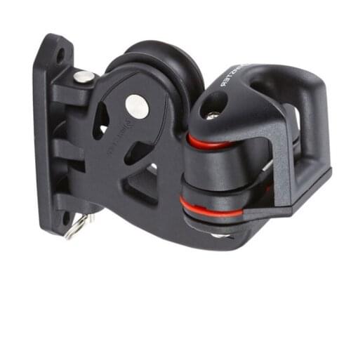 Marine Boat Yacht Sailboat Hardware 40mm 1 9/16 inch Swivel-exit Angle Fairlead AL Cleat Block Small Boat Block Master PE-0402