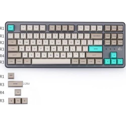 SA Retro PBT Keycaps Set