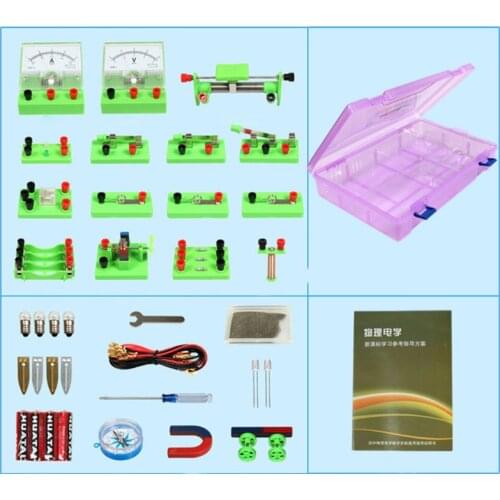 M4YC Electromagnetic Experiment Equipment Set Physics Labs Circuit Learning Kit Basic