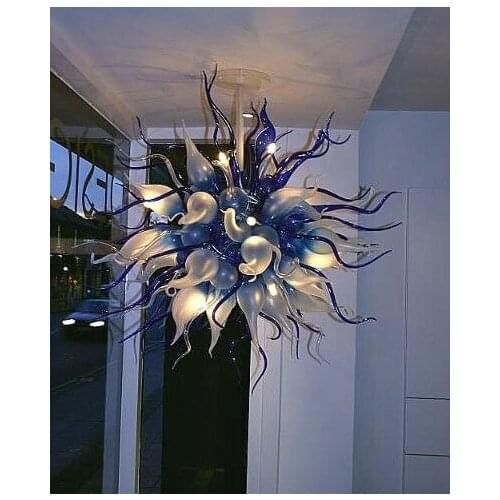 Latest Design Luxury Art Deco Chandelier with LED Bulbs Custom Made Hand Blown Murano Glass